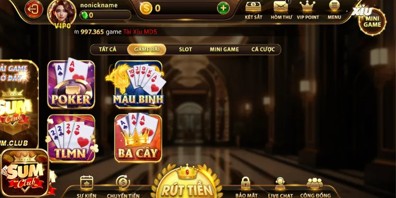 Mậu binh Sum club được đánh giá cao