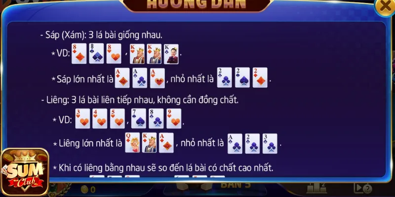 Tìm hiểu rõ về cách chơi của Liêng Sum Club